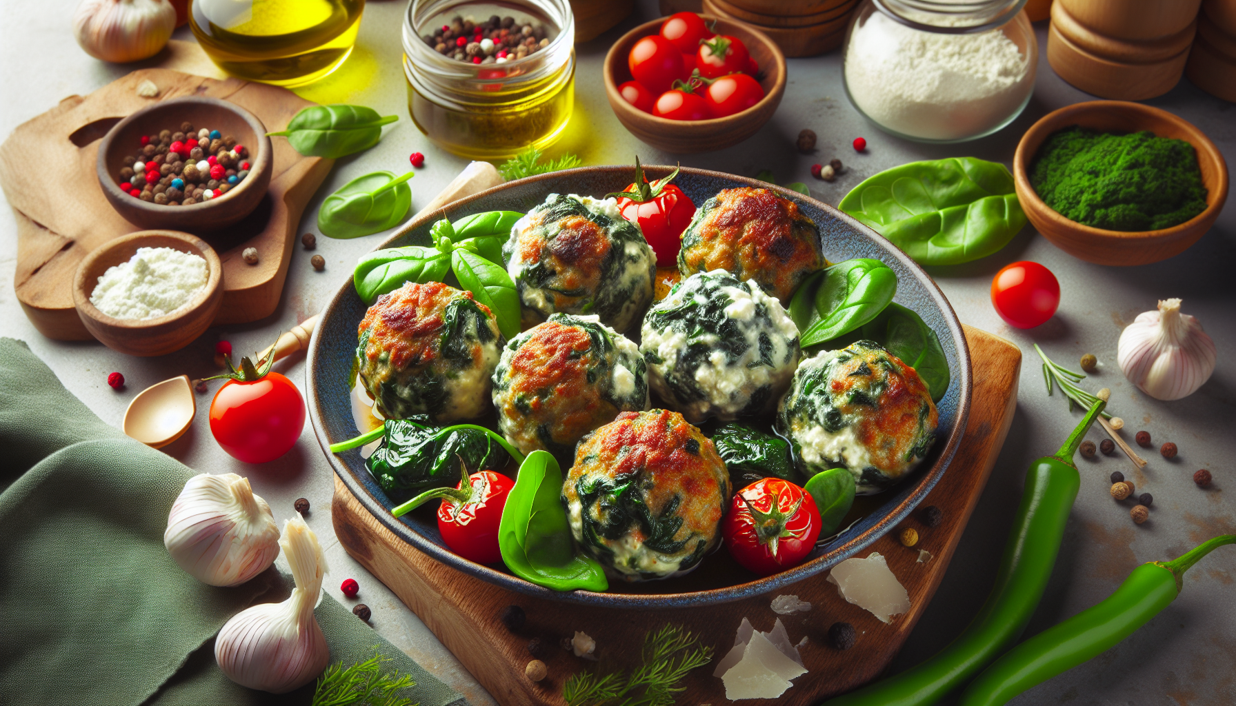 polpette ricotta e spinaci